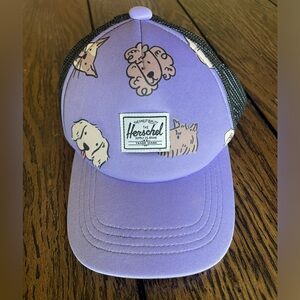 Herschel Supply co. Purple infant/toddler purple dog whaler mesh hat